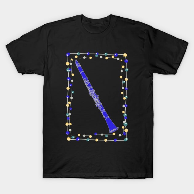 Christmas Clarinet T-Shirt by AngelFlame